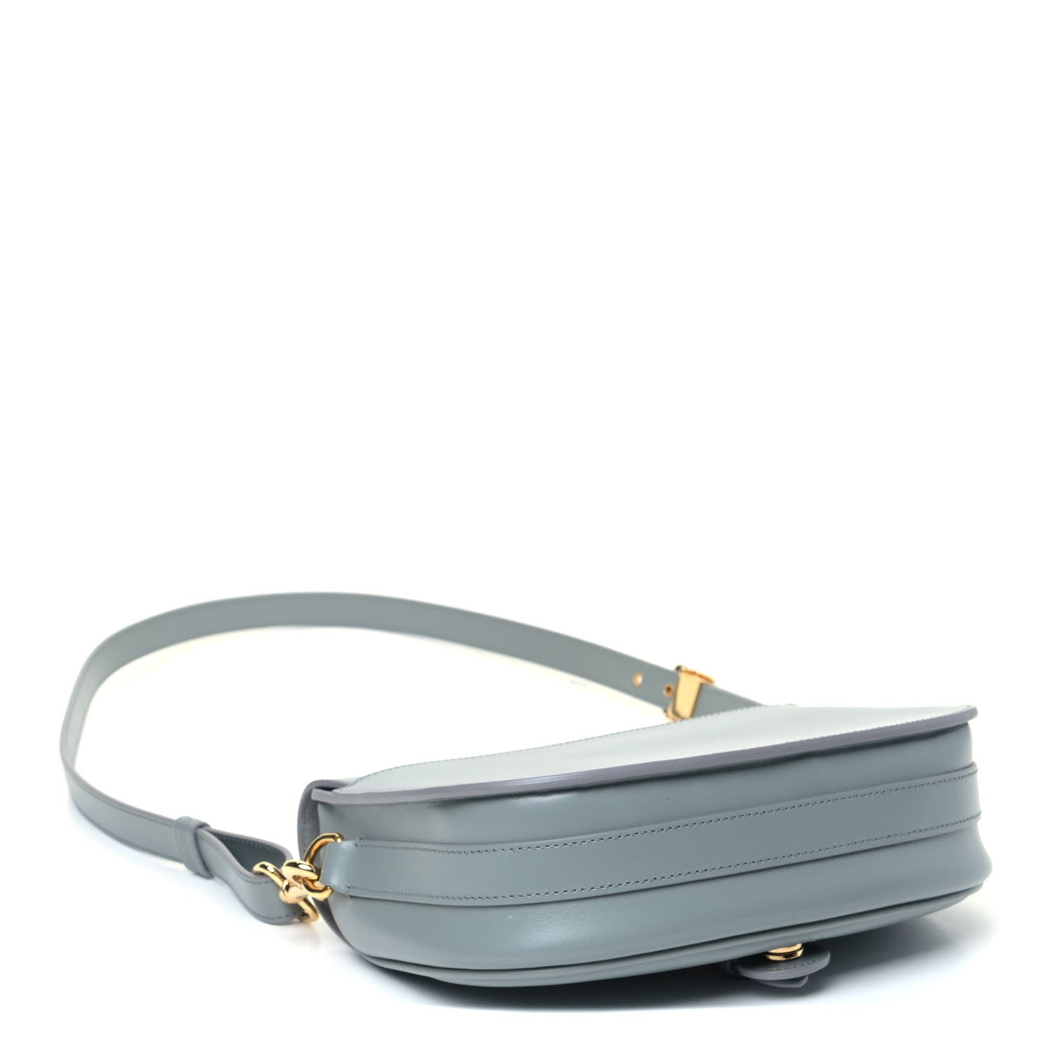 Christian Dior Box Calfskin Medium Bobby Flap Stone Grey 3 of 5