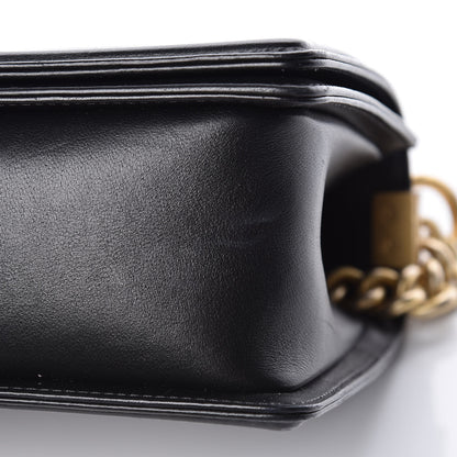 Chanel Lambskin Quilted Medium Boy Flap Black 10 of 13