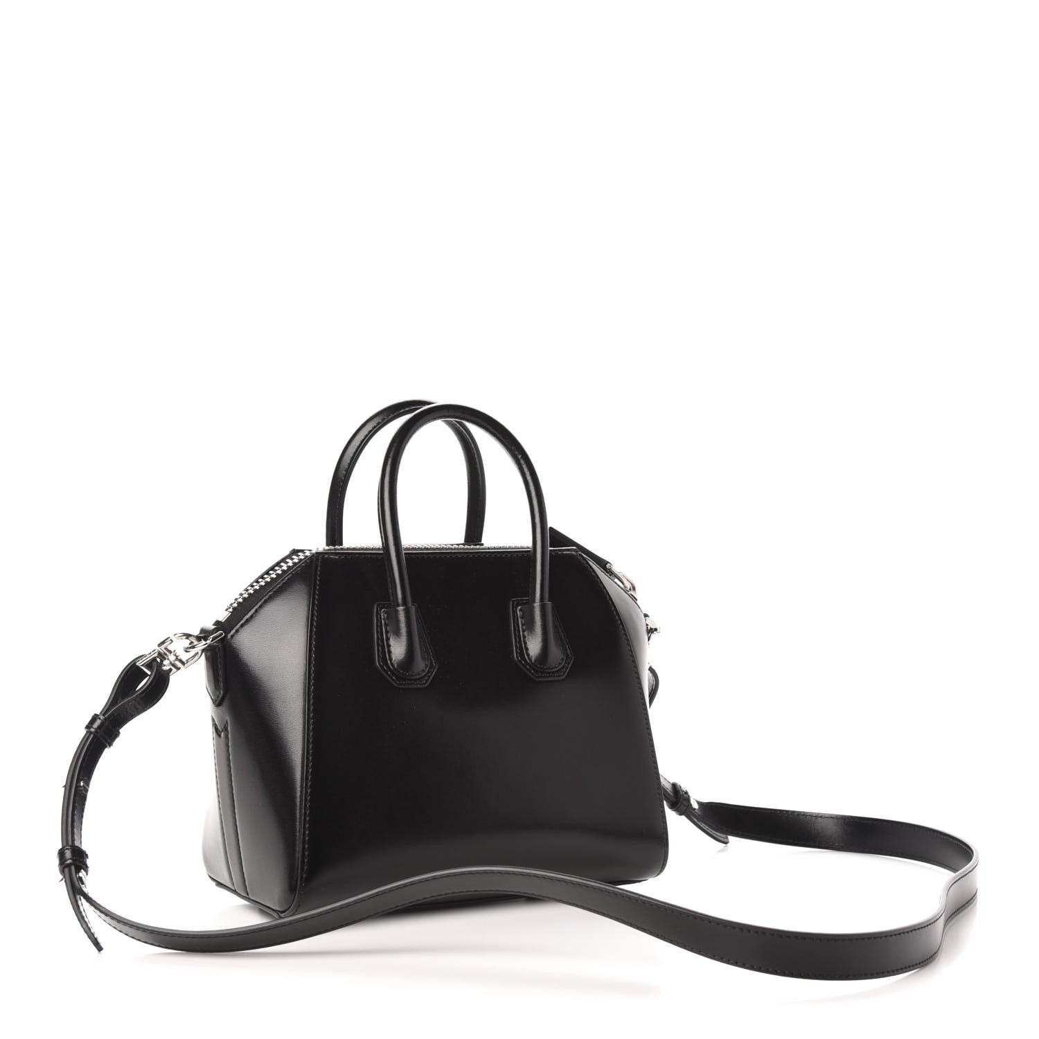 Givenchy Shiny Lord Calfskin Mini Antigona Black 3 of 10