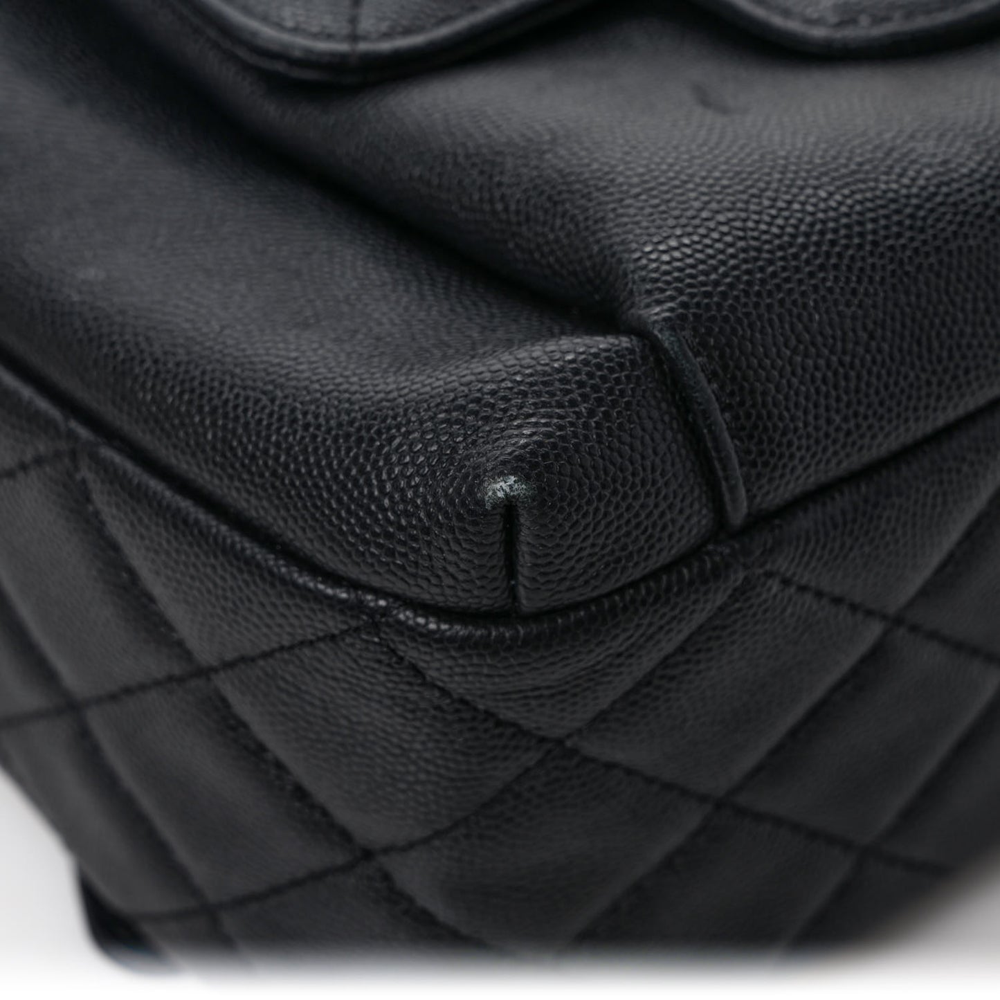 Caviar Quilted Large CC Day Backpack Black