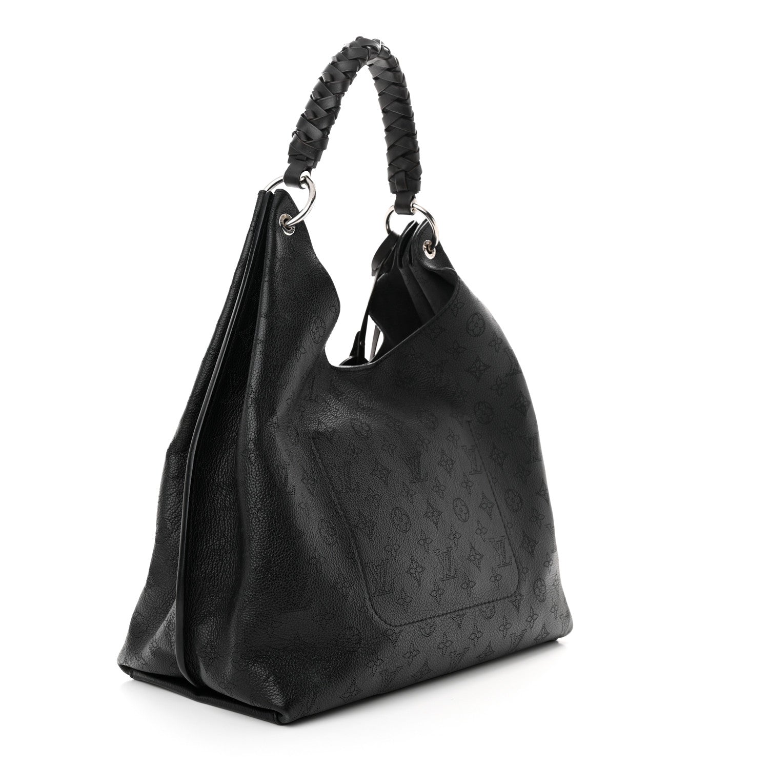 Louis Vuitton Mahina Carmel Hobo Black 3 of 11