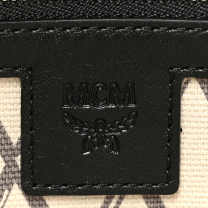 MCM Visetos Toni Shopper Tote Black 6 of 10