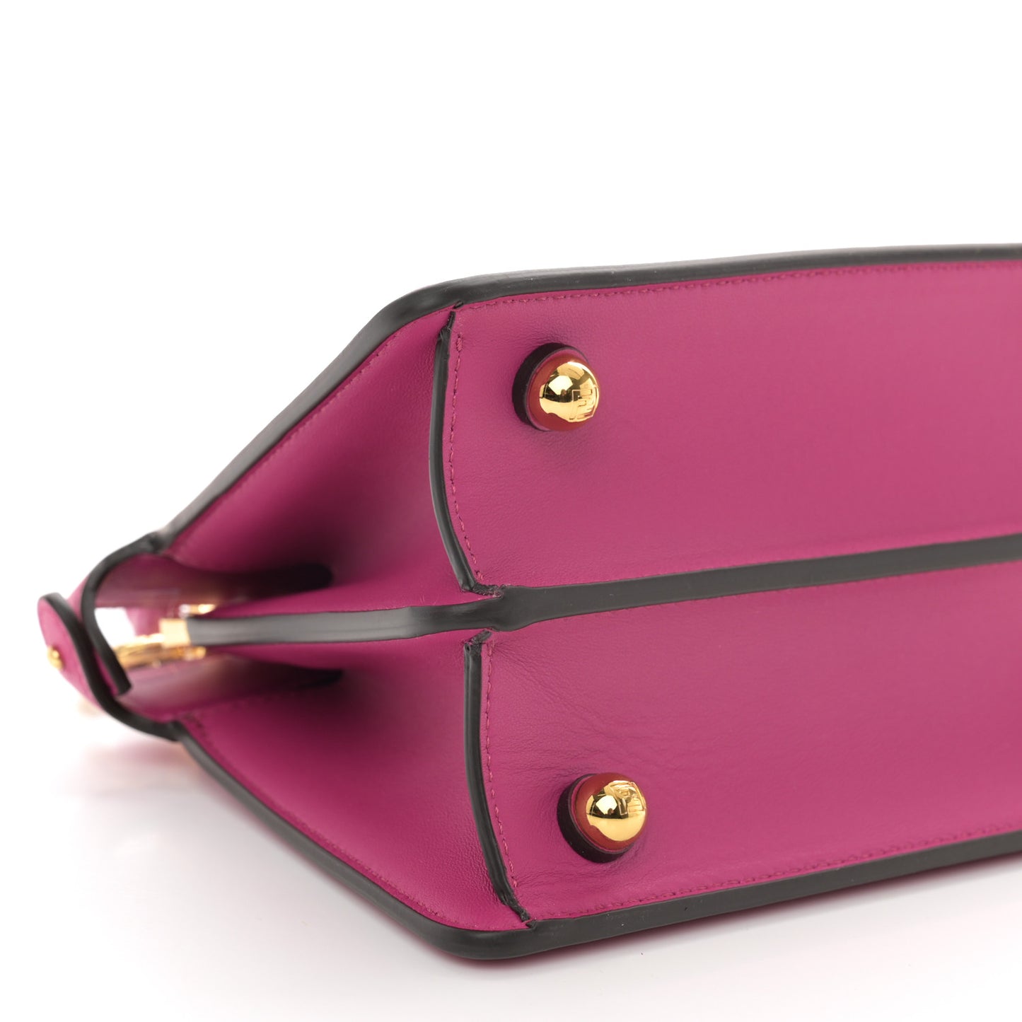 Shiny Nappa Petite Peekaboo I SEE U Satchel Magenta