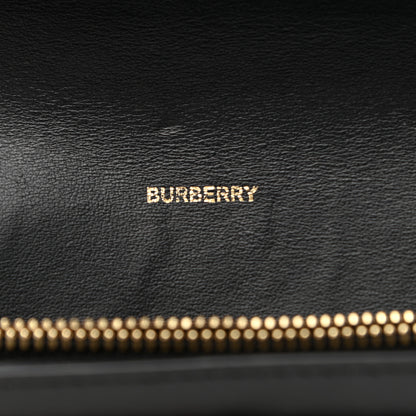Burberry Vintage Check Grain Calfskin Halton Wallet Black 6 of 11
