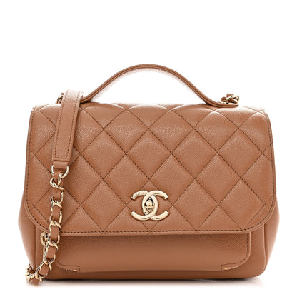 Chanel Caviar Quilted Medium Business Affinity Flap Brown 1 of 10