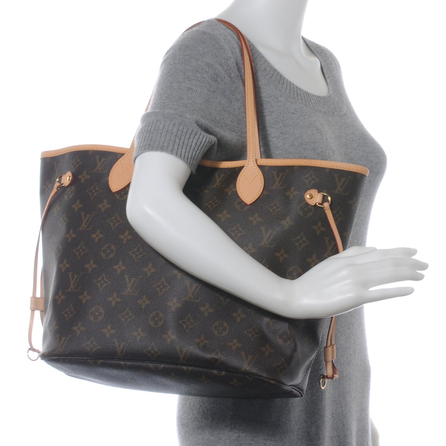 Louis Vuitton Monogram Neverfull MM 2 of 7