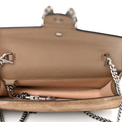 Gucci GG Supreme Monogram Super Mini Dionysus Shoulder Bag Taupe 5 of 9