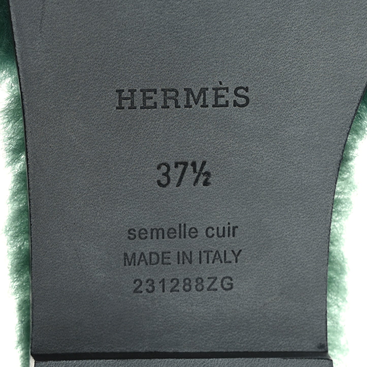 Woolskin Oran Sandals 37.5 Vert Anglais