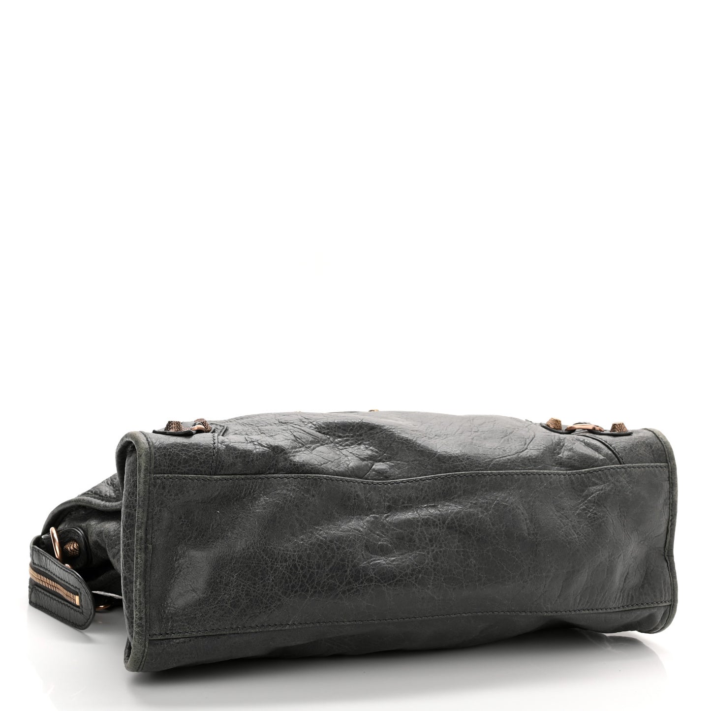 Agneau Giant 12 Rose Gold Hardware City Gris Tarmac Malachite