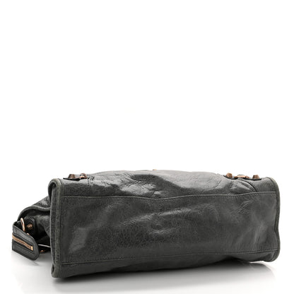 Balenciaga Agneau Giant 12 Rose Gold Hardware City Gris Tarmac Malachite 4 of 13