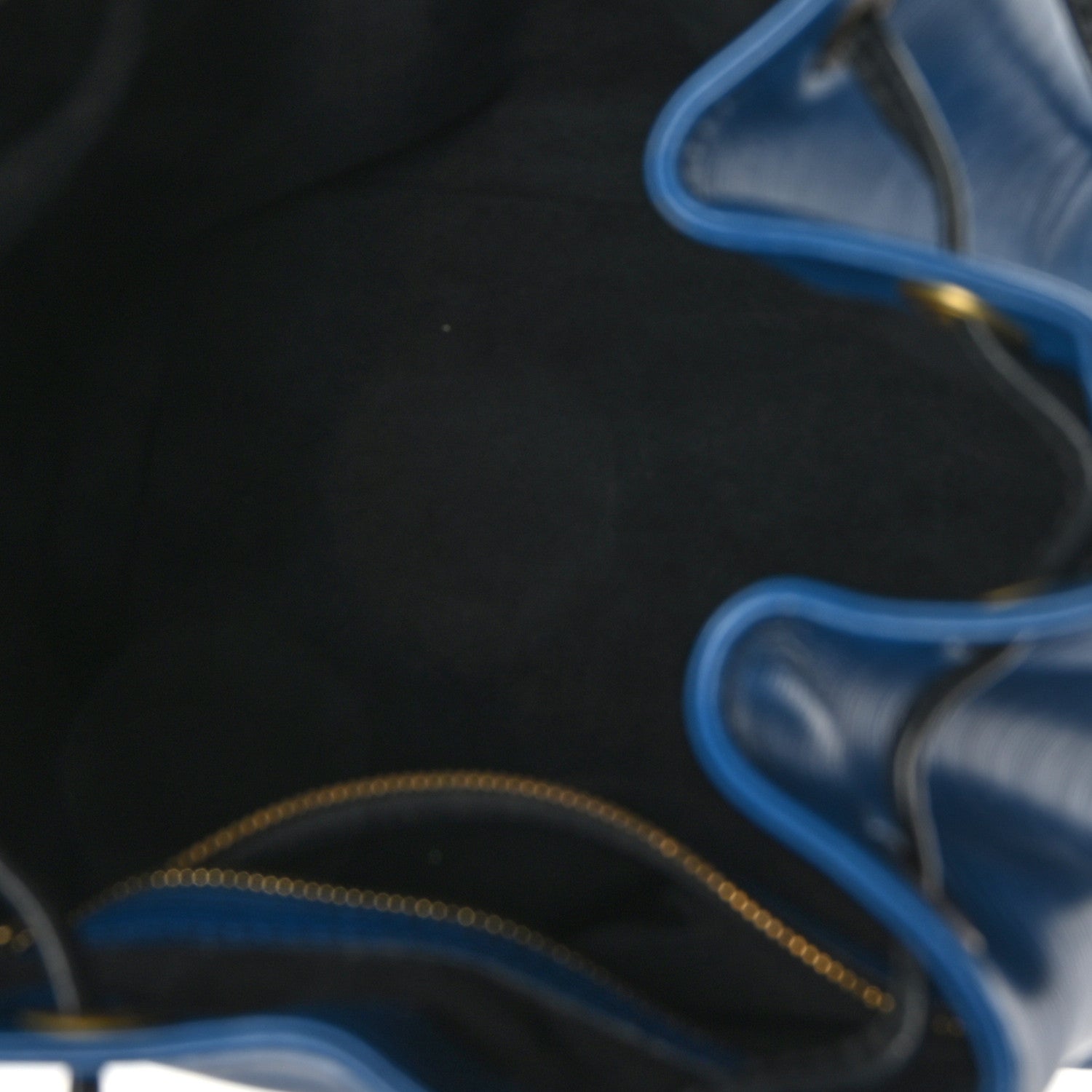 Louis Vuitton Epi Petit Bi-Color Noe Bleu Toledo Black 4 of 10
