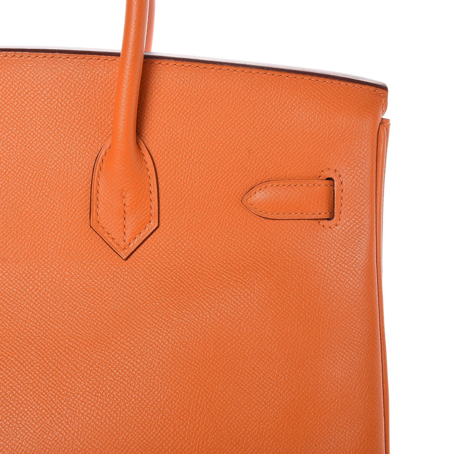 Epsom Birkin 35 Orange