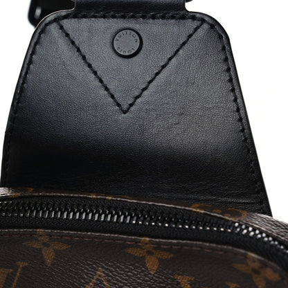 Louis Vuitton Monogram Macassar Avenue Sling Bag 9 of 12