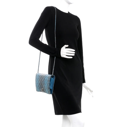 Chanel Lizard Flap Blue 2 of 7