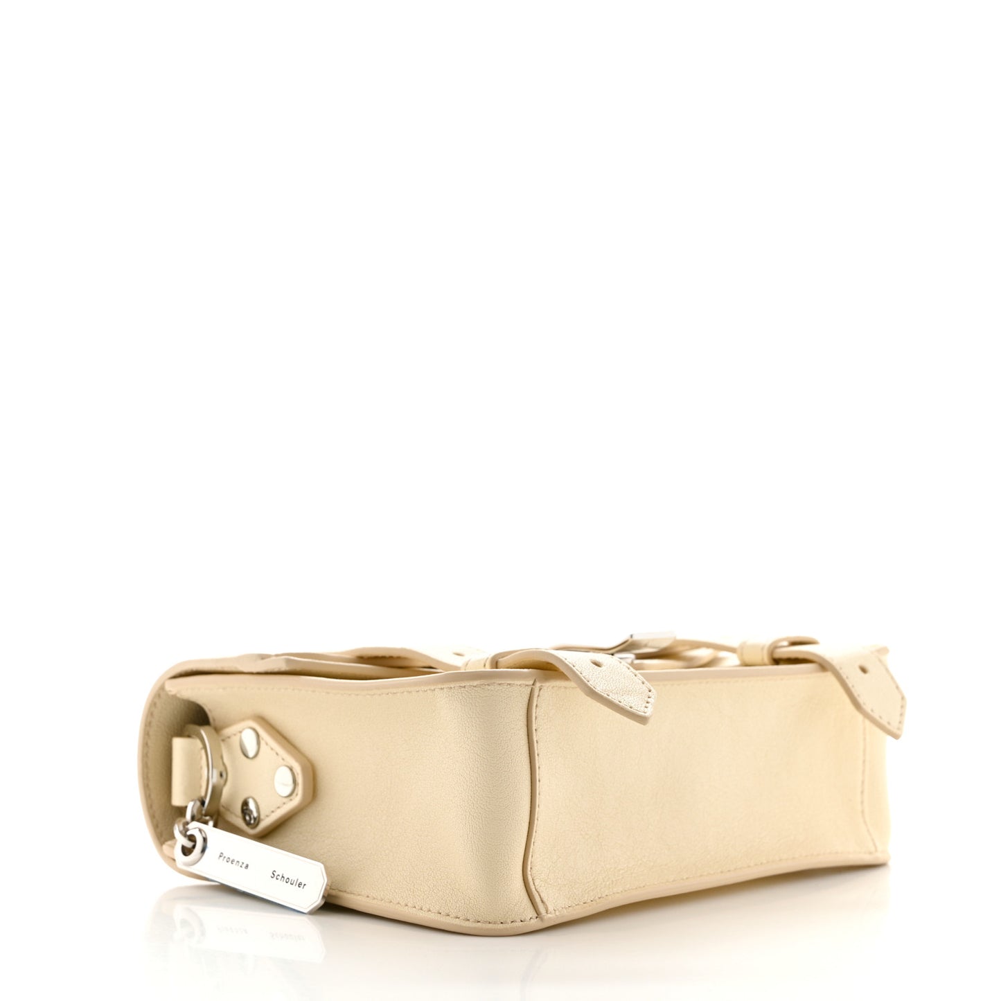 Lambskin PS1 Mini Pouch Messenger Beige