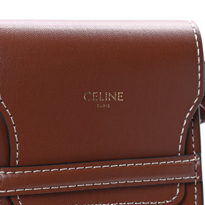 Celine Smooth Calfskin Sunglasses Pouch Tan 6 of 9