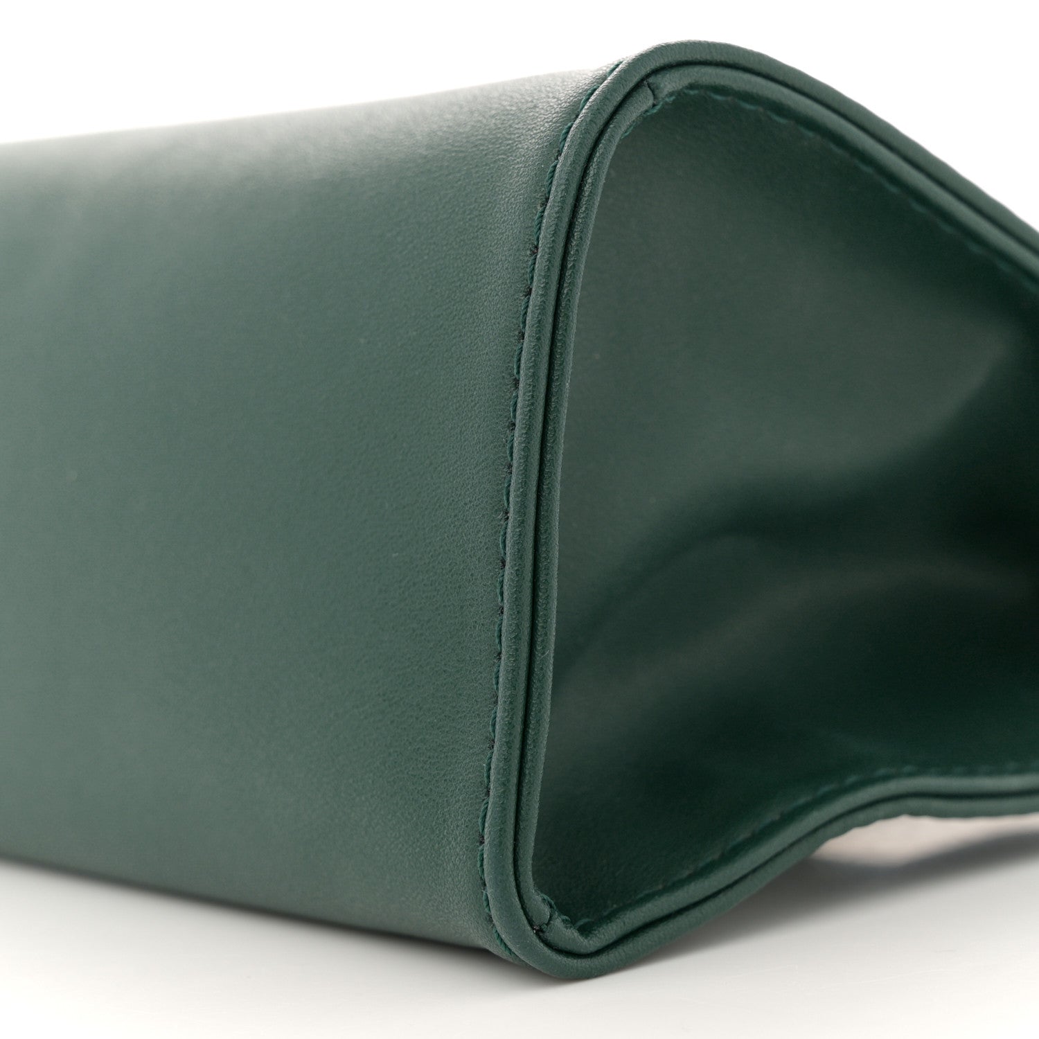 Telfar Vegan Leather Small Shopping Bag Dark Olive 9 of 9