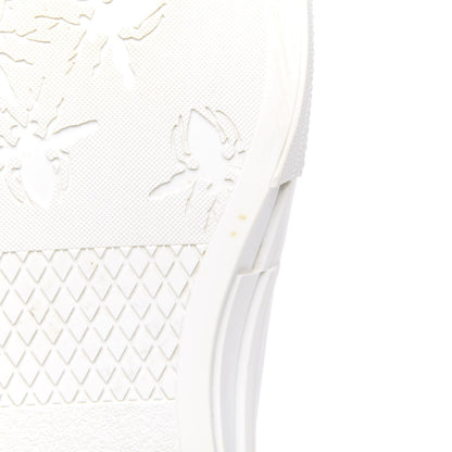 Christian Dior Technical Canvas Oblique Mens B23 High Top Sneakers 46 White Black 6 of 10