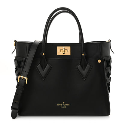 Louis Vuitton Calfskin Monogram Tufting On My Side Black 1 of 12