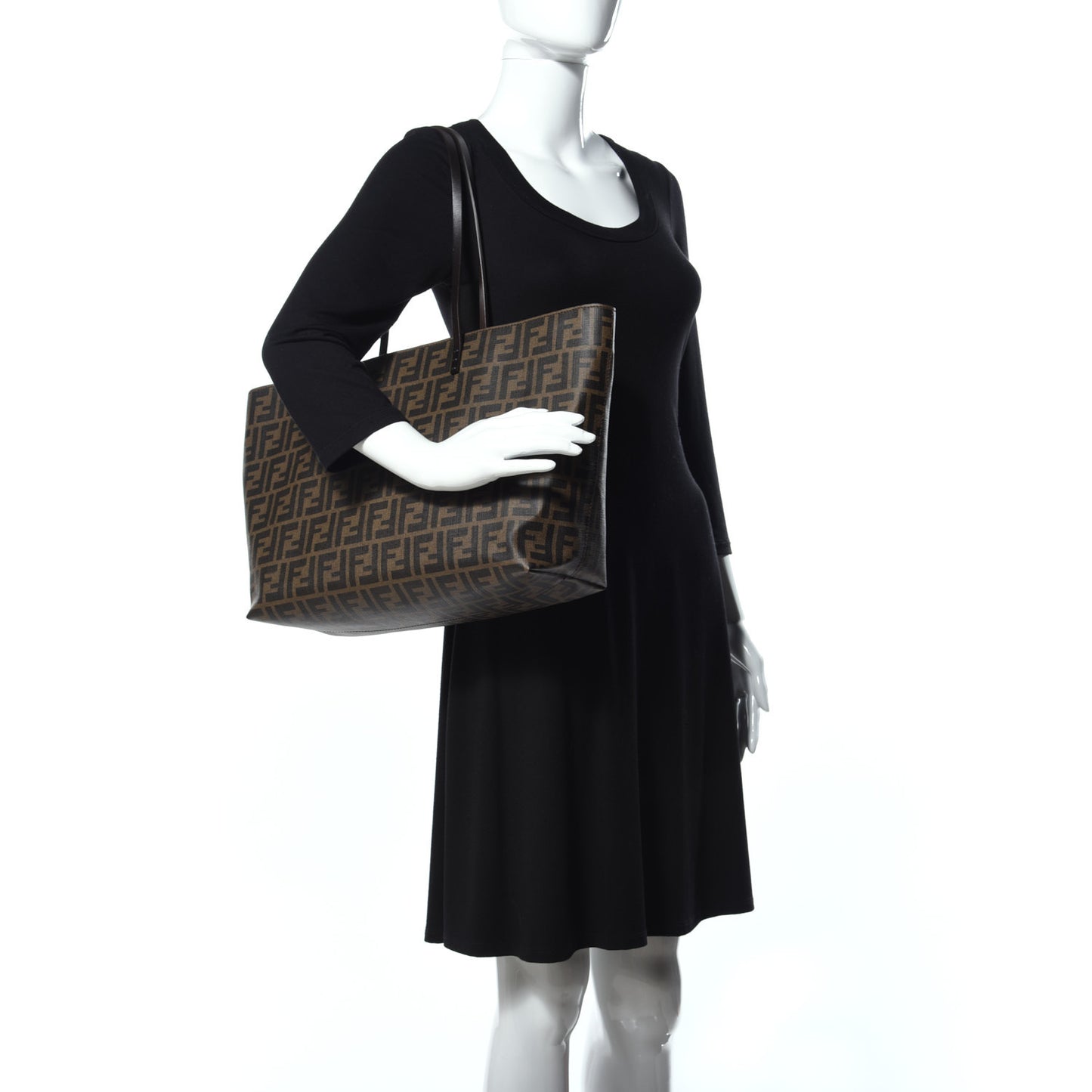 Zucca Spalmati Medium Roll Tote Tobacco Blue