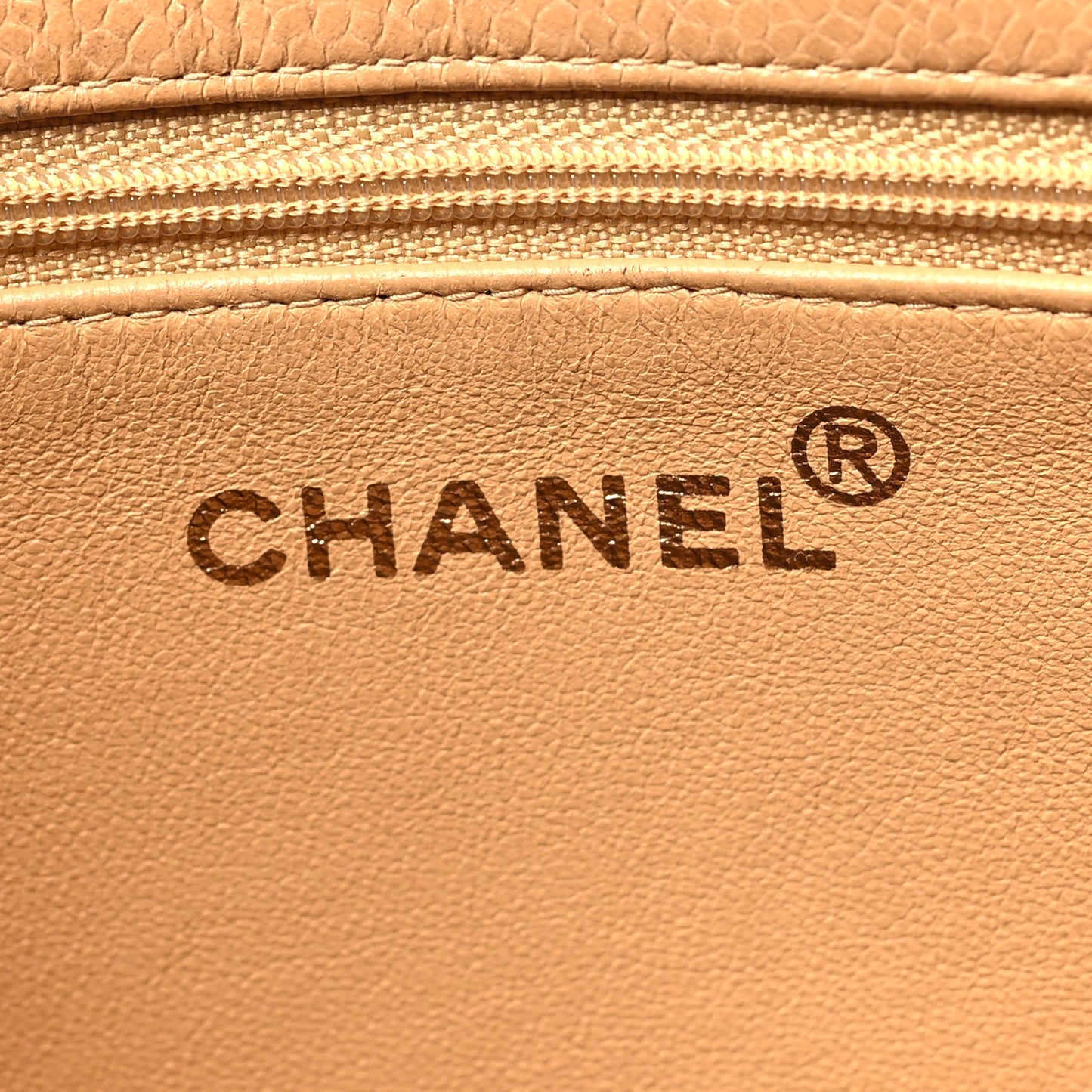 Caviar CC Tote Beige