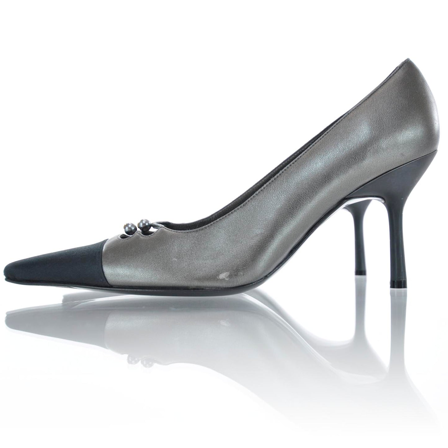 Leather CC Pumps 38.5