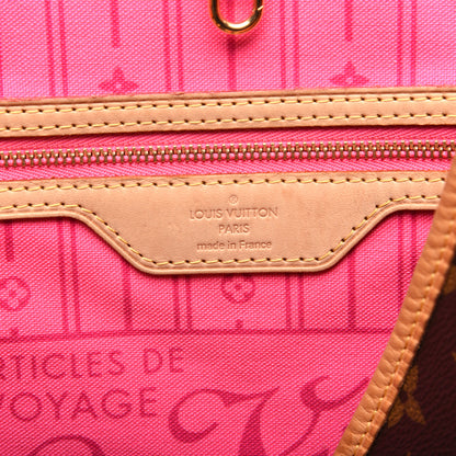 Louis Vuitton Monogram Roses Neverfull MM 8 of 11