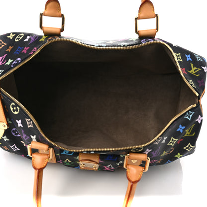 Louis Vuitton Monogram Multicolor Keepall 45 Black 5 of 10