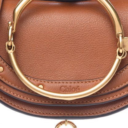 Chloe Calfskin Small Nile Bracelet Minaudiere Bag Caramel 7 of 10