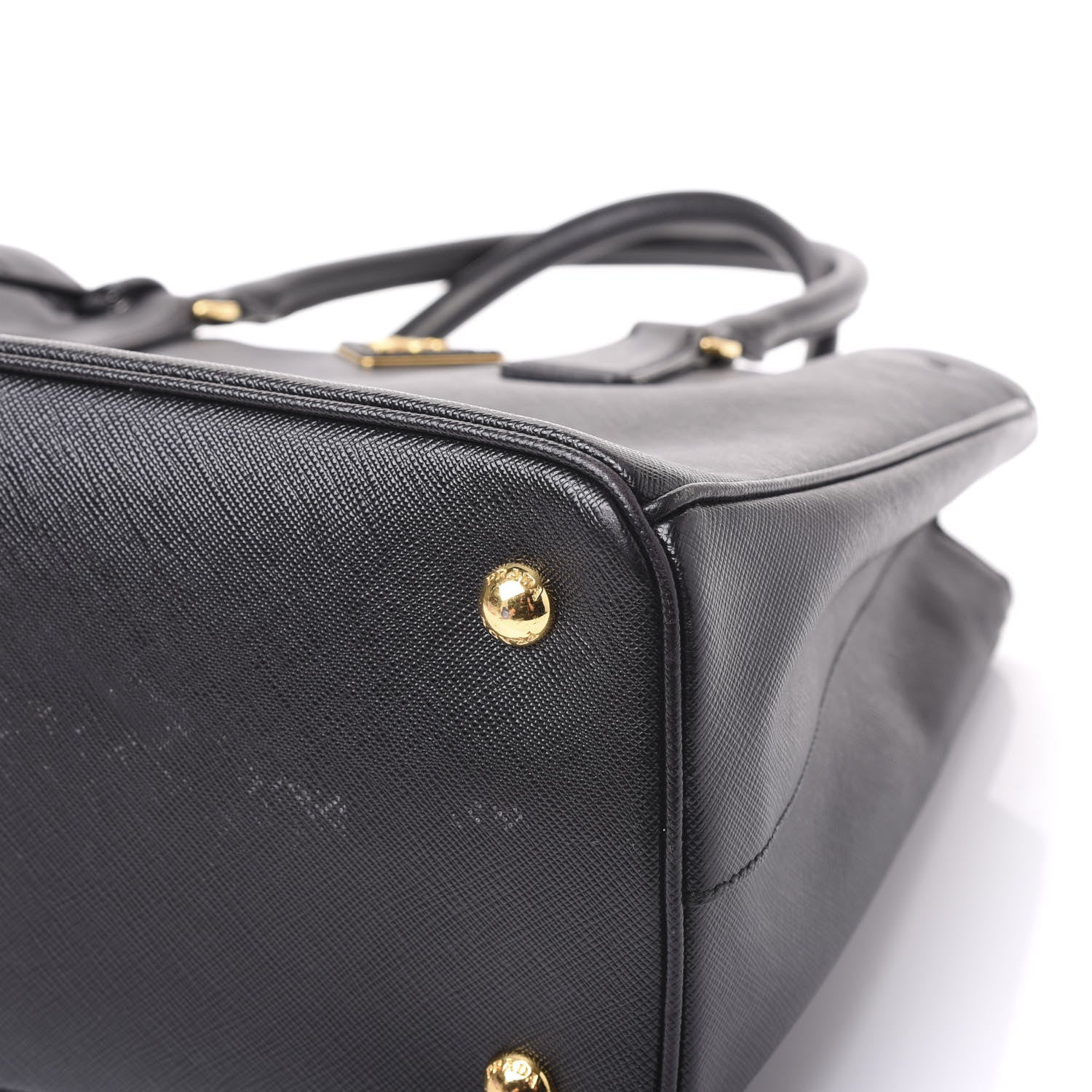 Prada Saffiano Lux Medium Tote Black 6 of 12