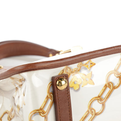 Louis Vuitton Monogram Charms Cabas White 5 of 9