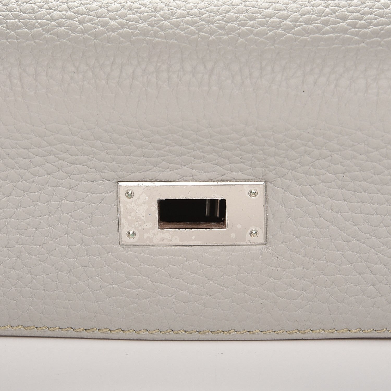 Hermes Taurillon Clemence Kelly Retourne 32 Gris Perle 21 of 33
