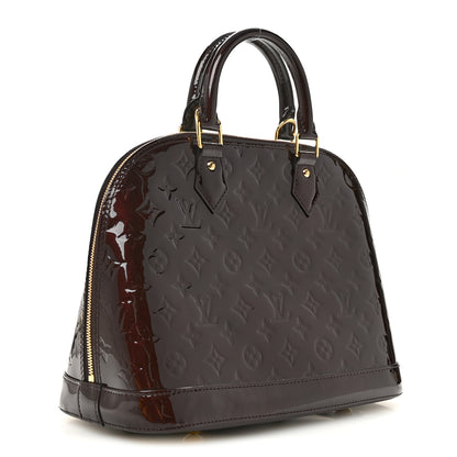 Louis Vuitton Vernis Alma PM Amarante 3 of 13