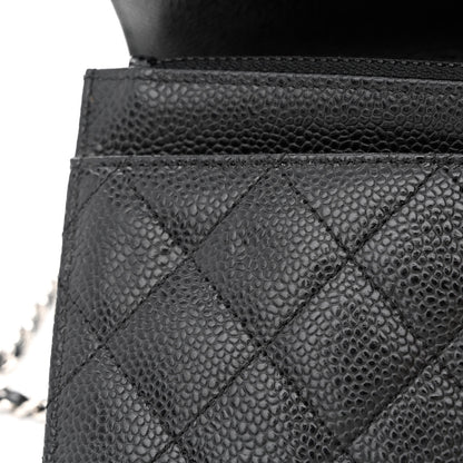 Chanel Caviar Quilted Wallet on Chain WOC Black 12 of 13