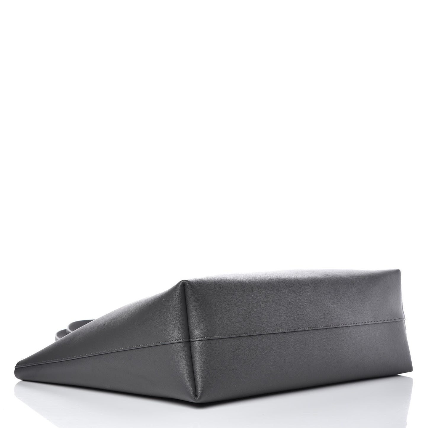 Calfskin Large Shopping Tote Dark Grey