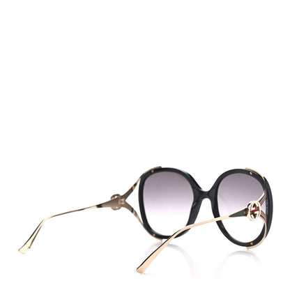 Gucci Round Frame Injected GG0226S Sunglasses Black 4 of 8