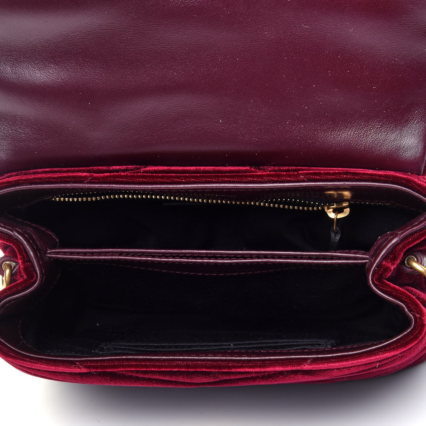 Velvet Y Quilted Monogram Toy Loulou Crossbody Bag French Burgundy