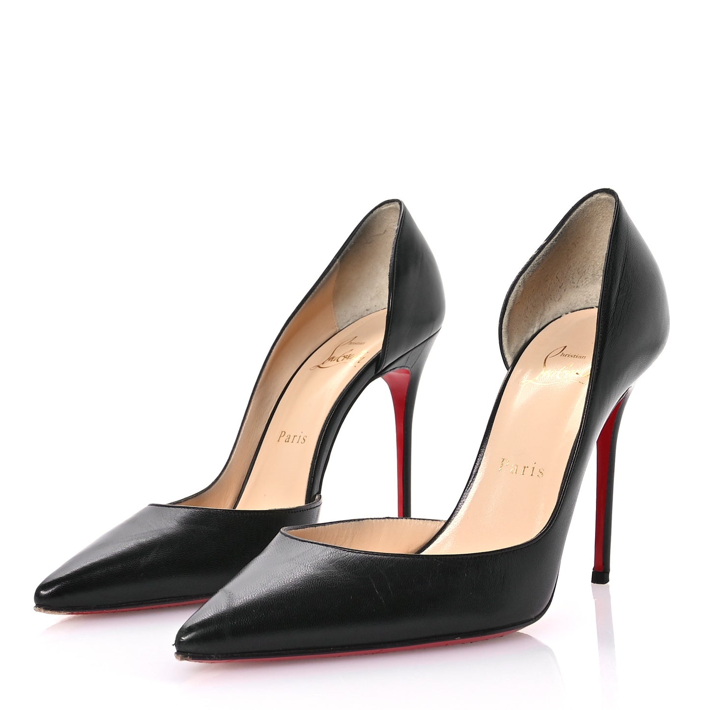Shiny Nappa Iriza 100 Pumps 38.5 Black