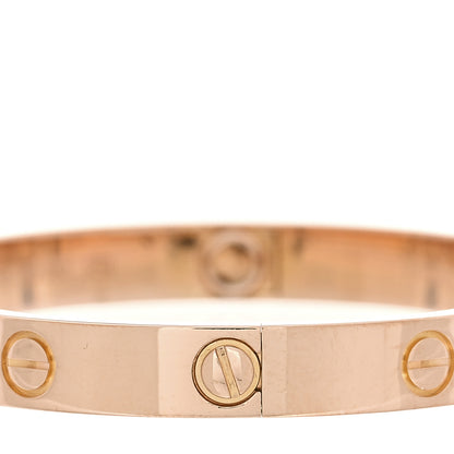 Cartier 18k Pink Gold Love Bracelet 16 4 of 8