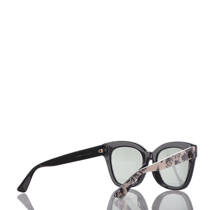 Gucci Acetate Herbarium Print Square Frame Sunglasses GG0029SA White 4 of 10