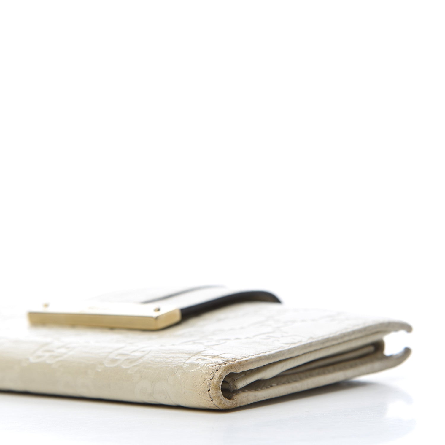 Gucci Guccissima Ladies Web Long Wallet Off White 10 of 12