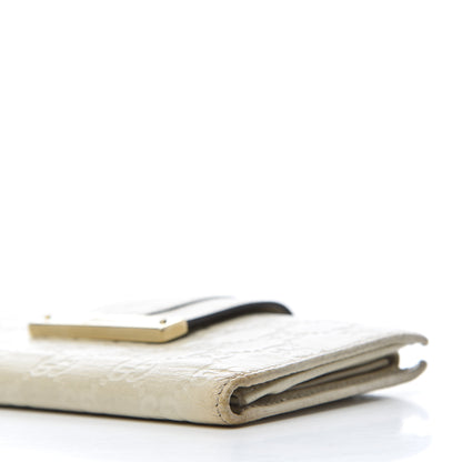 Gucci Guccissima Ladies Web Long Wallet Off White 10 of 12