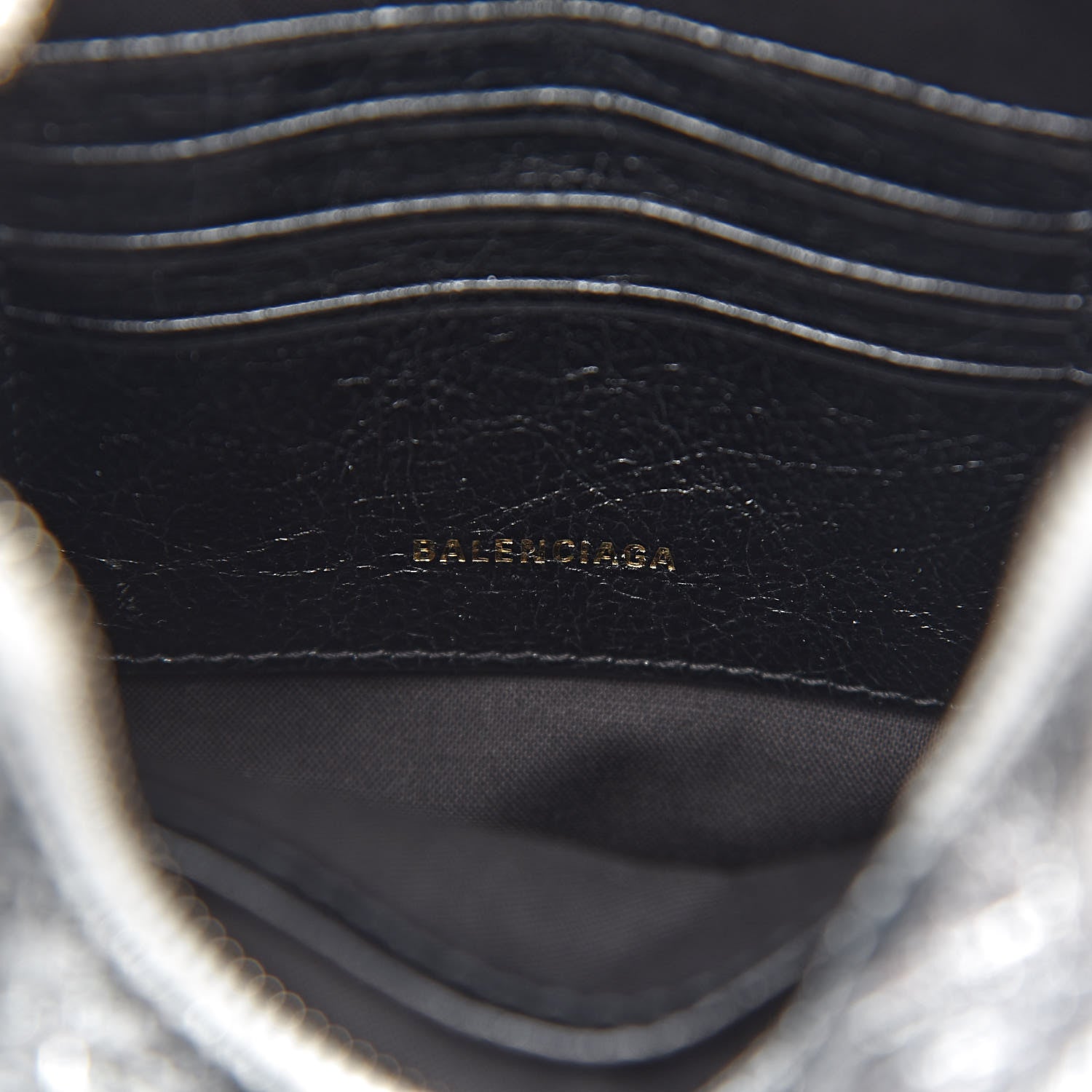 Balenciaga Metallic Calfskin XXS Bazar Shopper Tote Silver Hardware 6 of 9