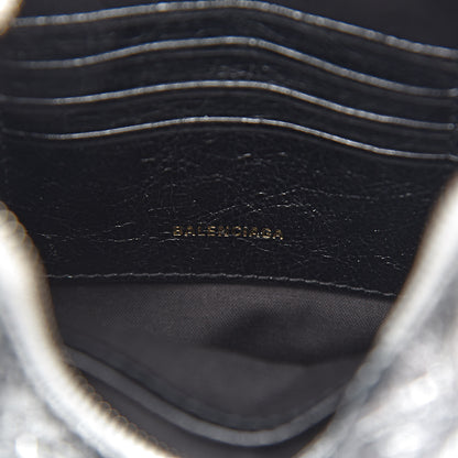 Balenciaga Metallic Calfskin XXS Bazar Shopper Tote Silver Hardware 6 of 9