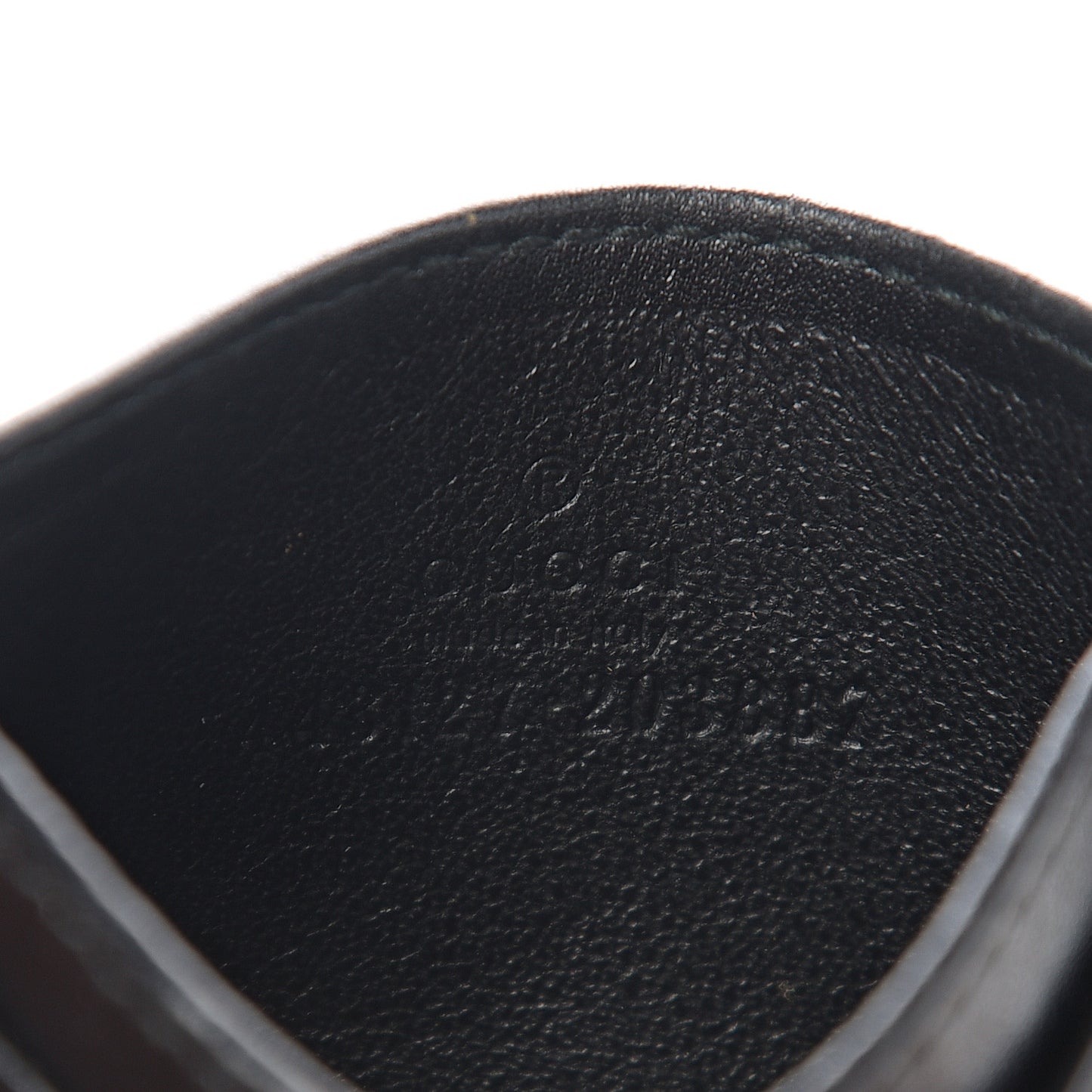 Calfskin Matelasse GG Marmont Card Holder Black