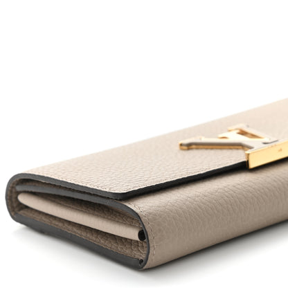 Louis Vuitton Taurillon Capucines Wallet Galet 8 of 9