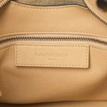 Balenciaga Calfskin Blackout Hardware Perforated City Beige Ocre 6 of 18