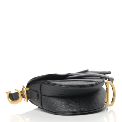 Christian Dior Calfskin Mini Saddle Bag Black 4 of 9