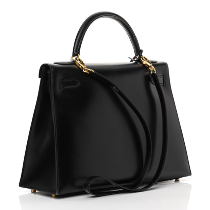 Hermes Box Kelly Sellier 32 Black 4 of 33