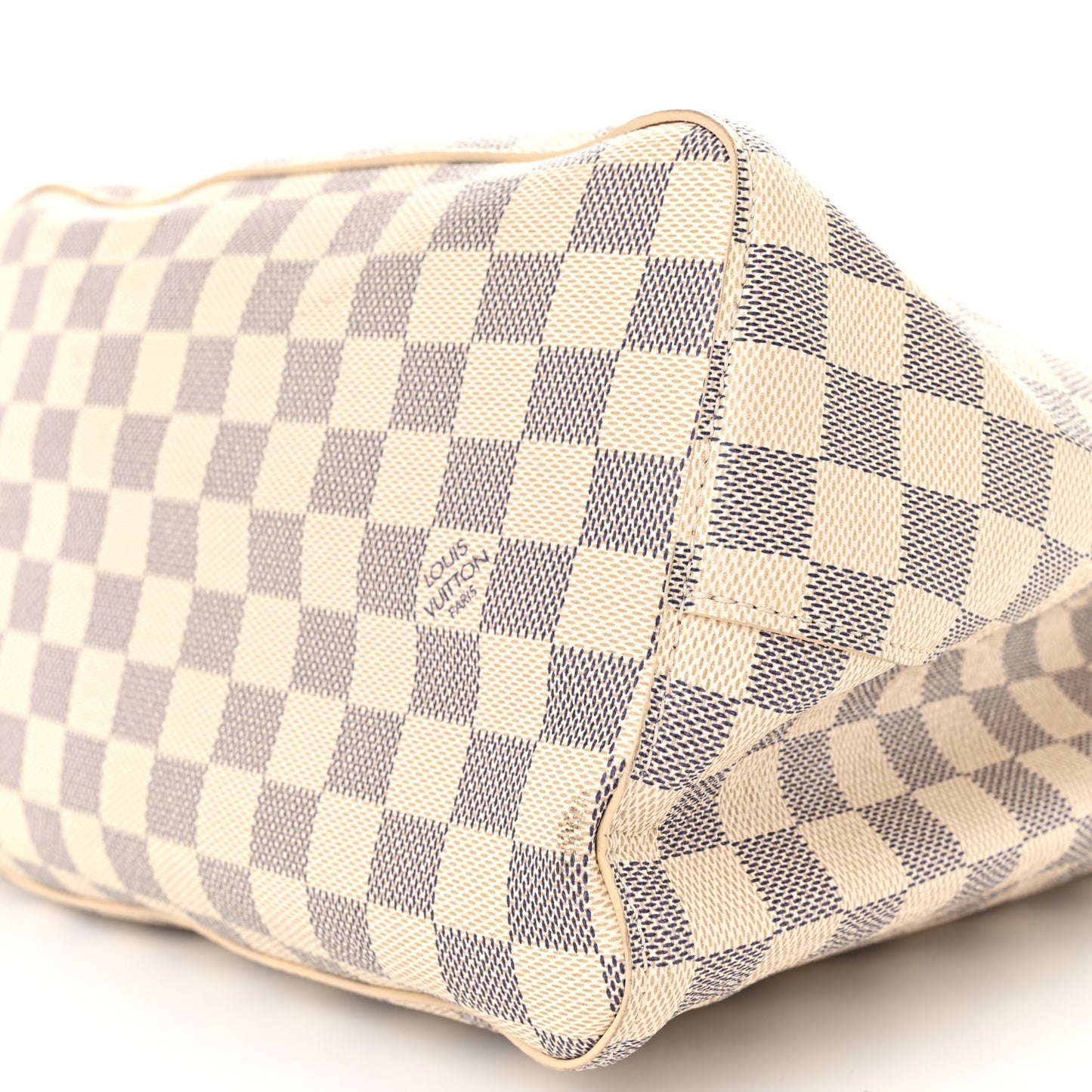 Damier Azur Braided Neonoe MM Peach Cream